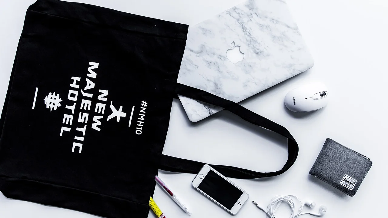 Ecobag de tecido pronta para compras do dia a dia