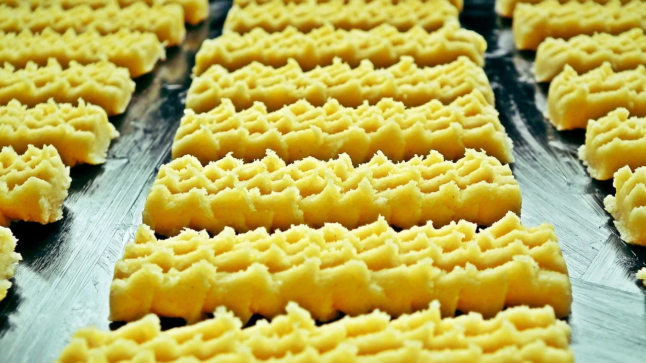 Versão de sequilhos aromatizada com raspas de limão