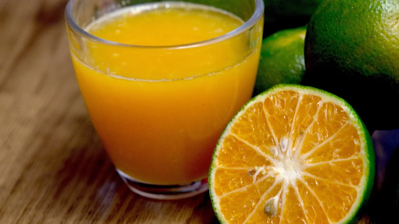 Cubos de frutas e folhas porcionados para congelamento.