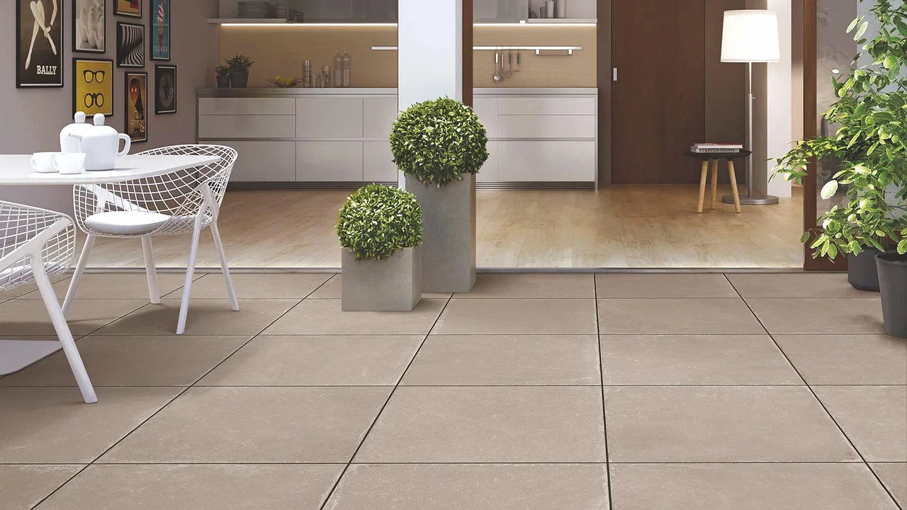 Limpeza diária de porcelanato com mop de microfibra