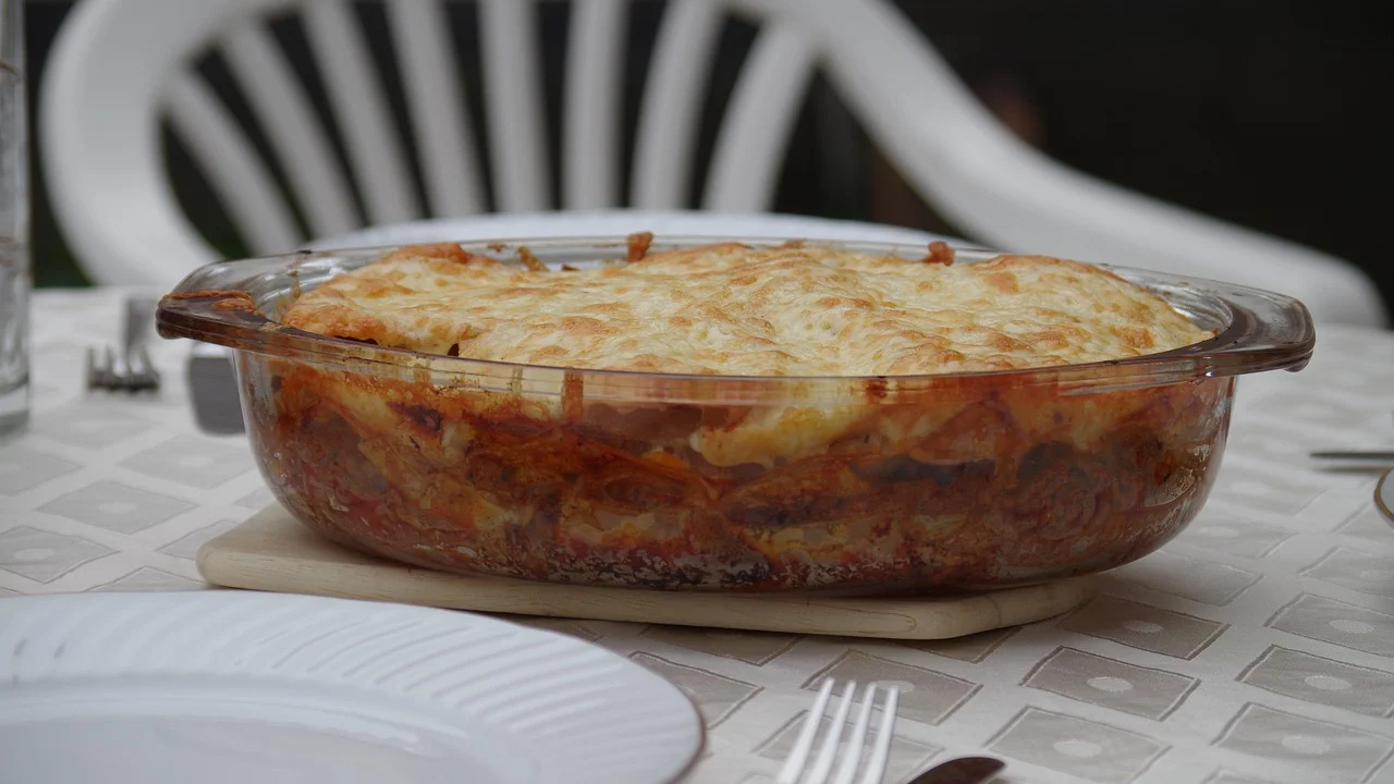 Concha com água do cozimento usada para ajustar o molho.