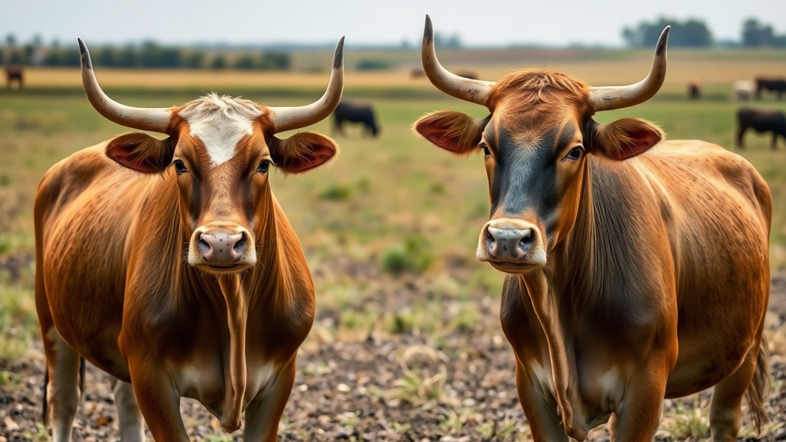 boi touro campo comparativo