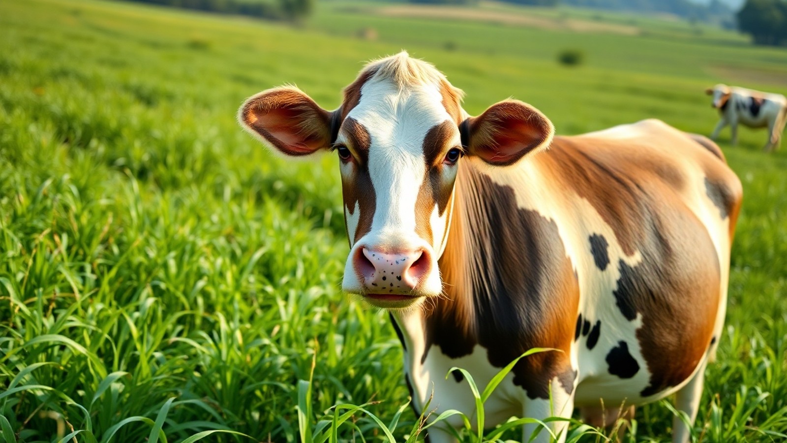 vaca leiteira pasto