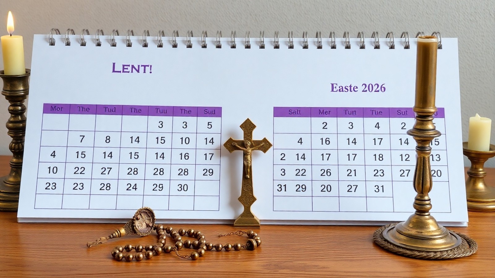 calendario liturgico quaresma 2026