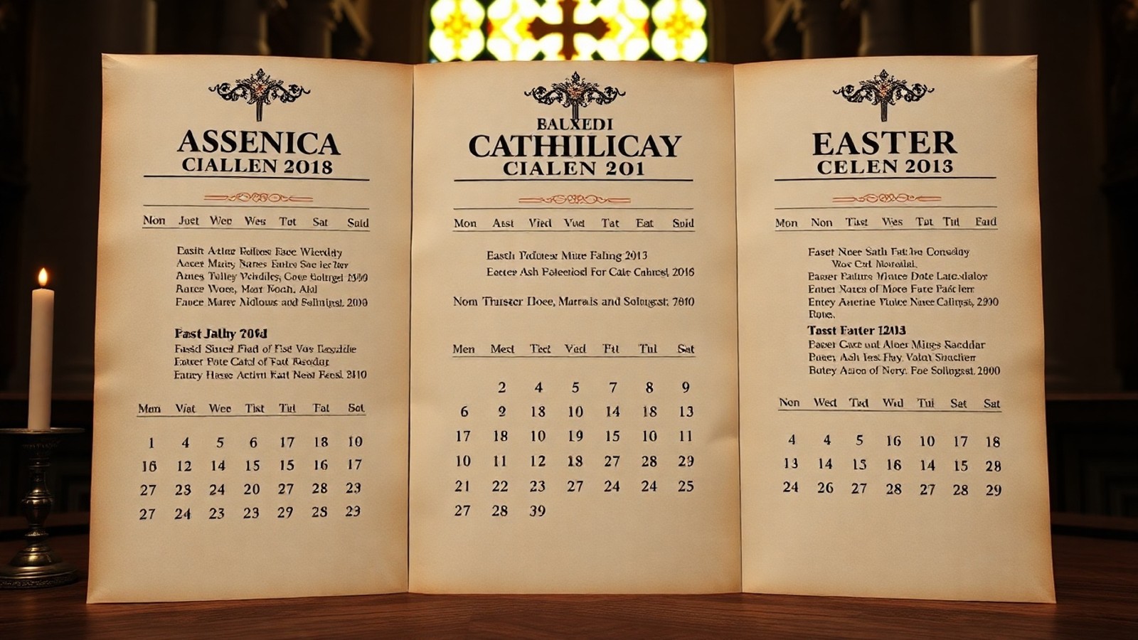 calendario liturgico quaresma pascoa