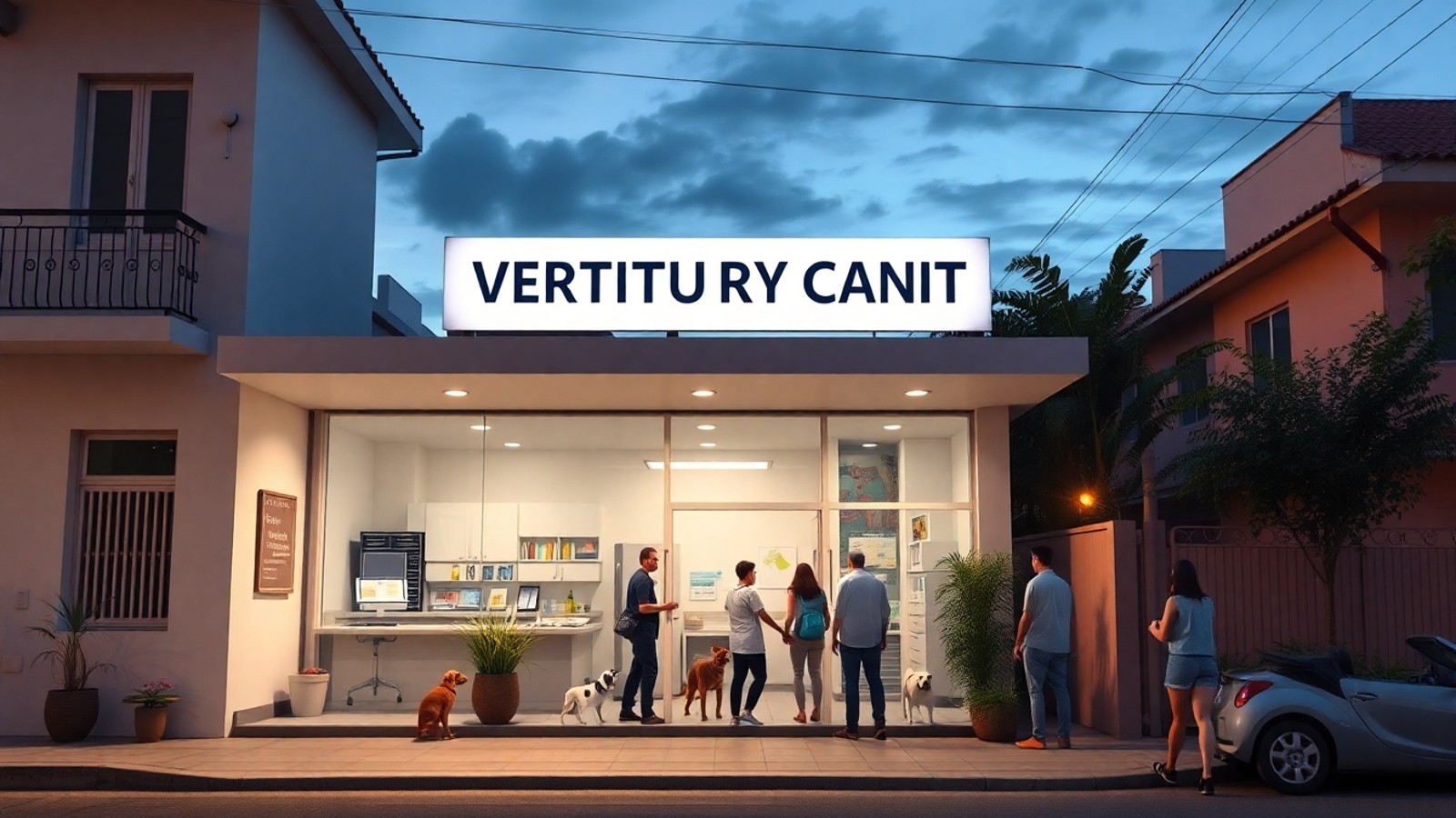 clinica veterinaria exterior proxima