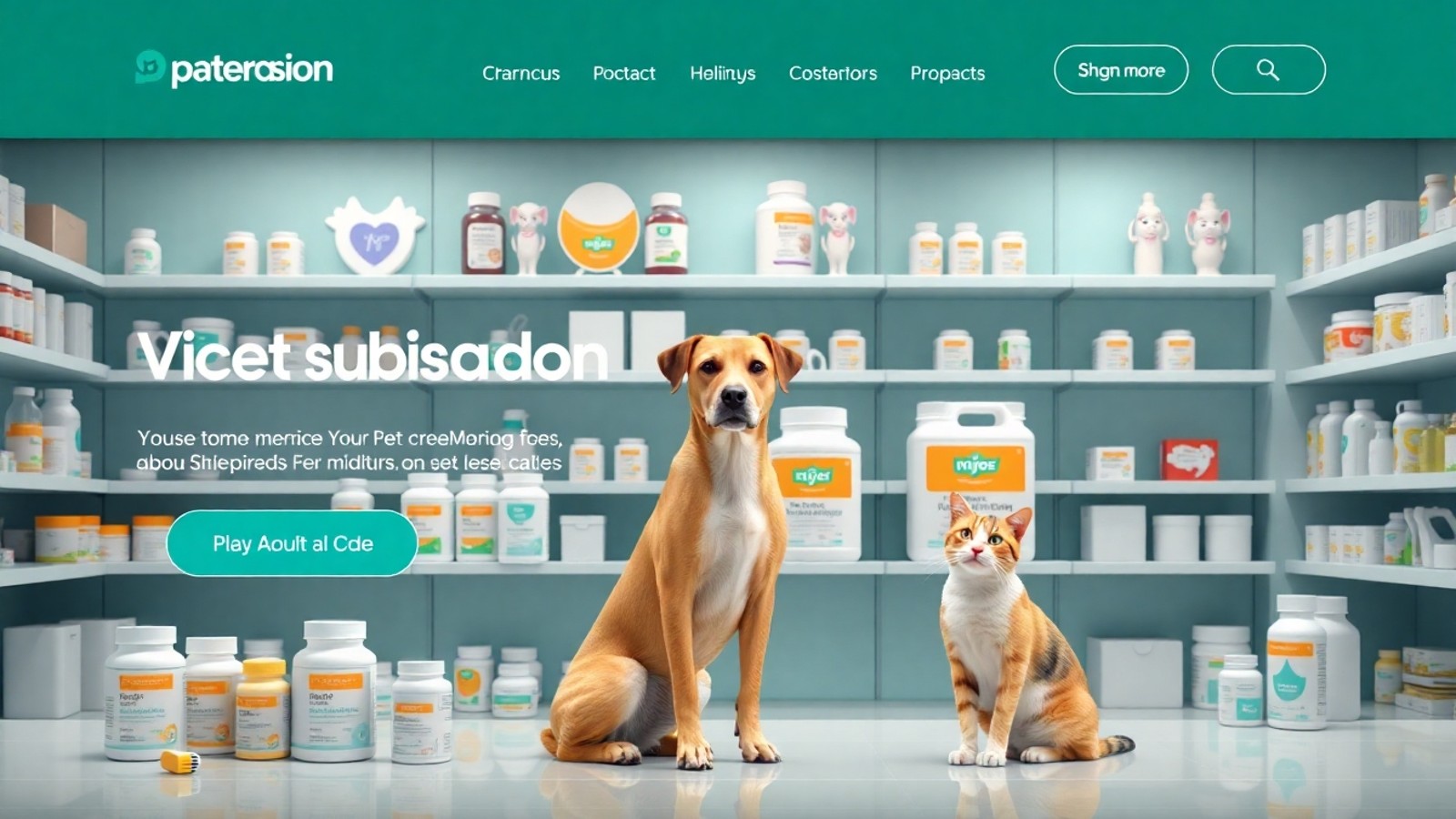 farmacia veterinaria online interface