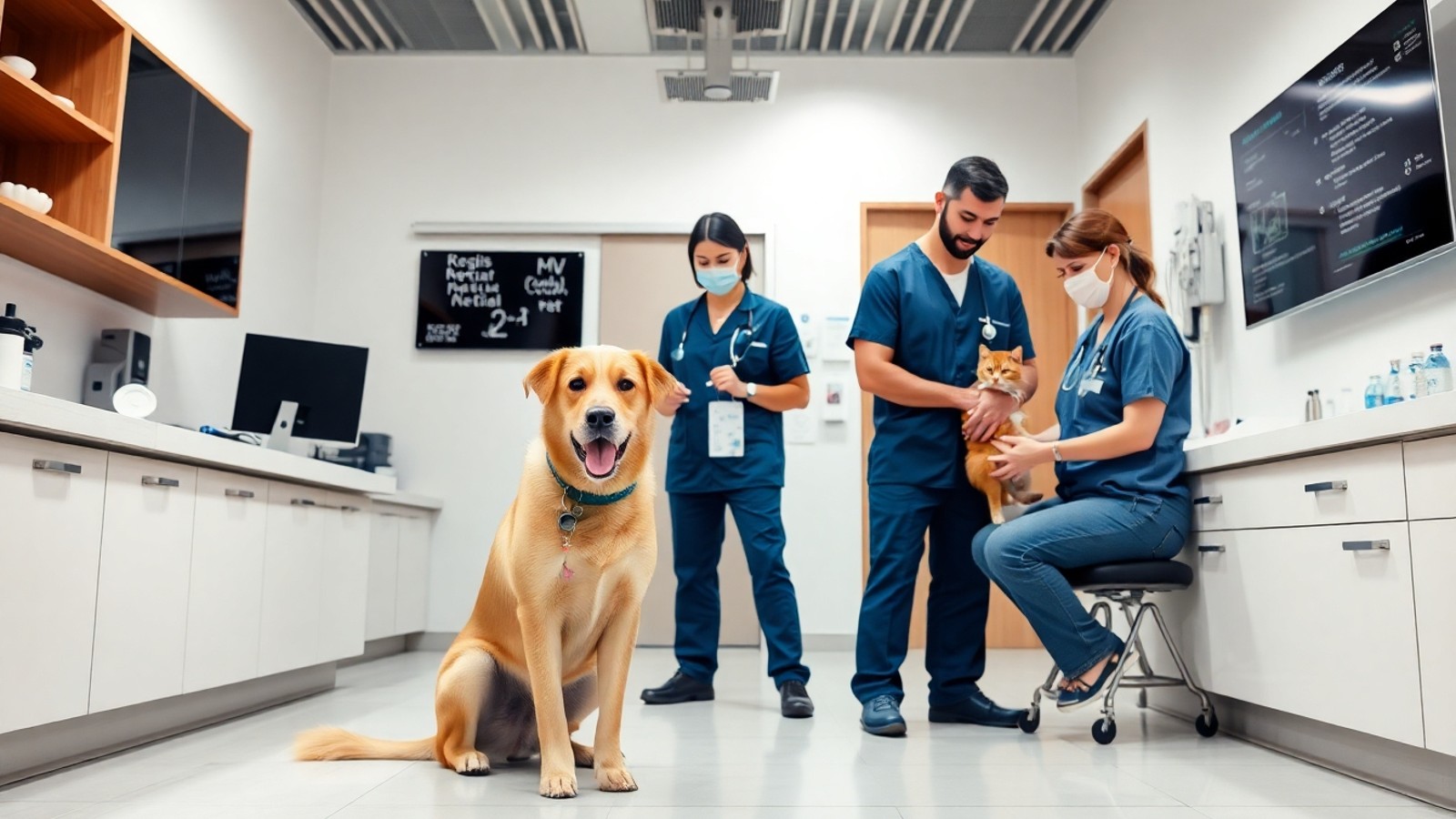 interior clinica veterinaria atendimento pet