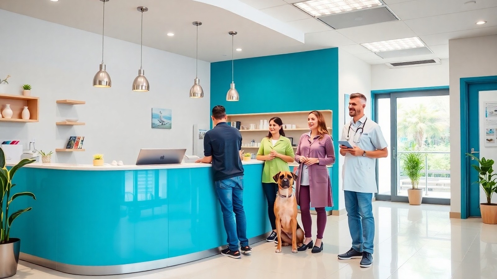 recepcao clinica veterinaria