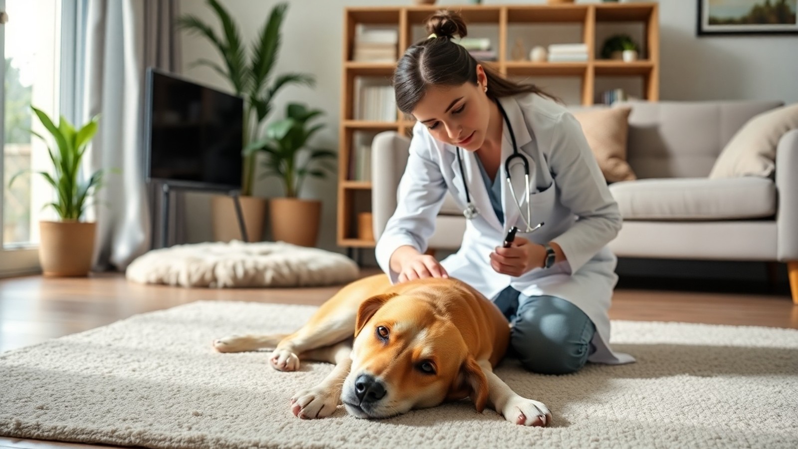 veterinaria atendimento em casa cachorro
