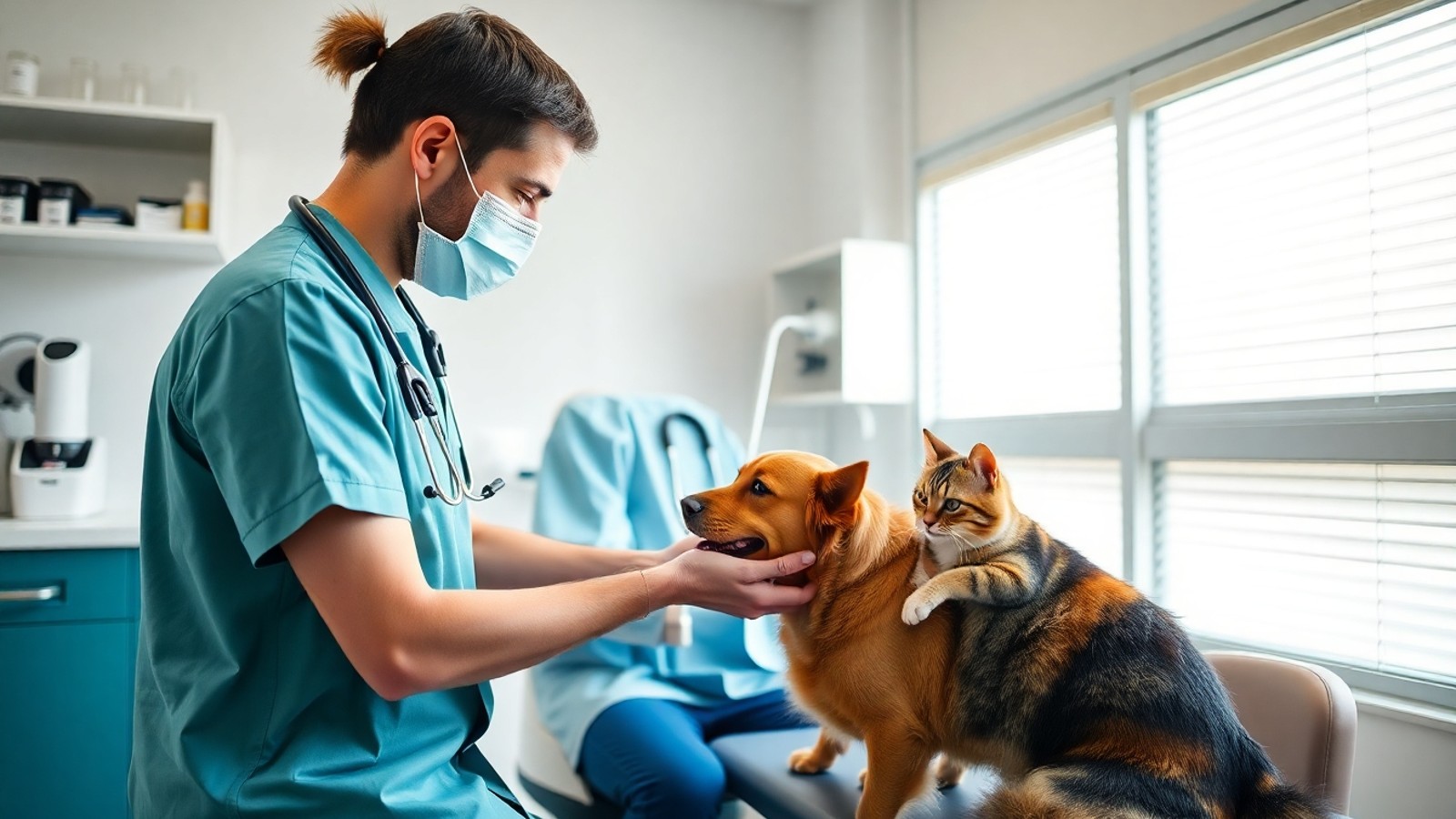 veterinario em consulta em colombo