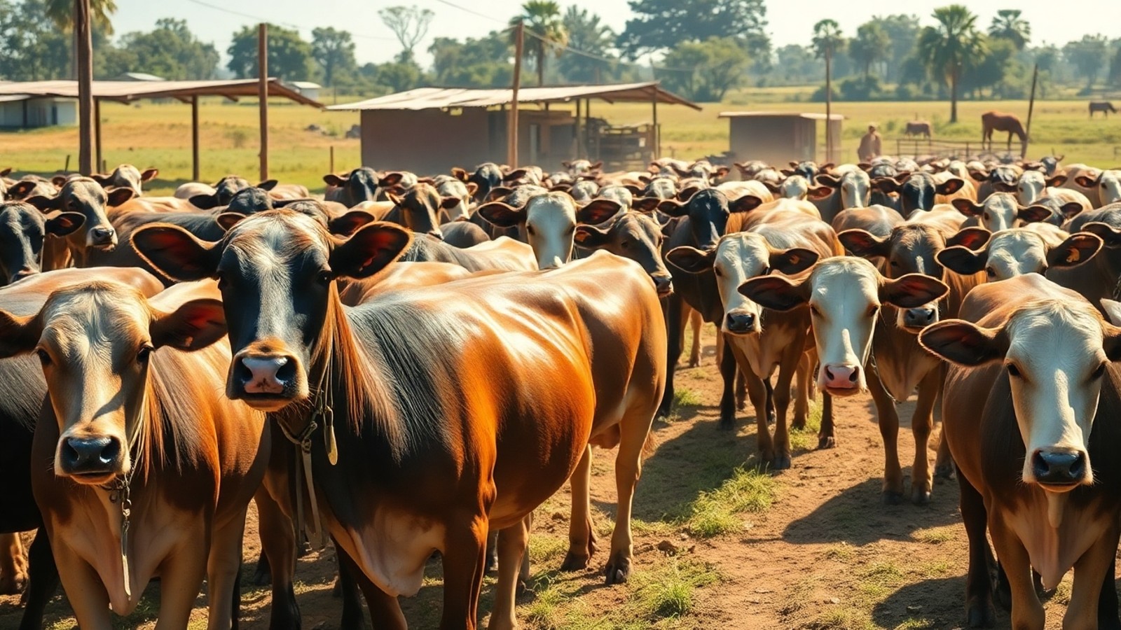 gado a venda mercado rural