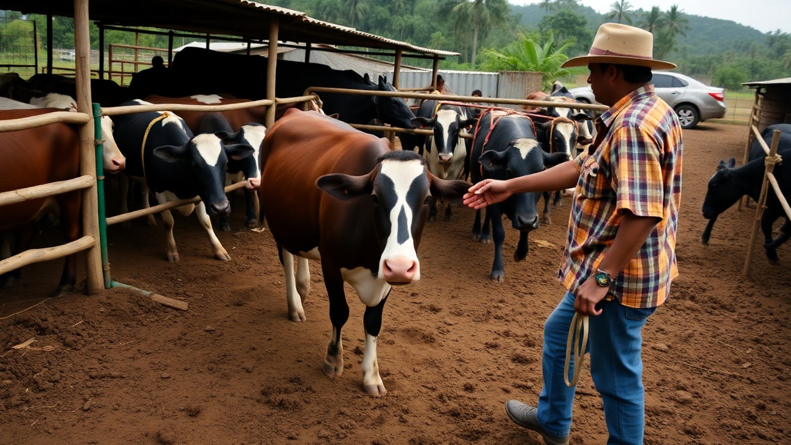 manejo gado bravo pb no curral