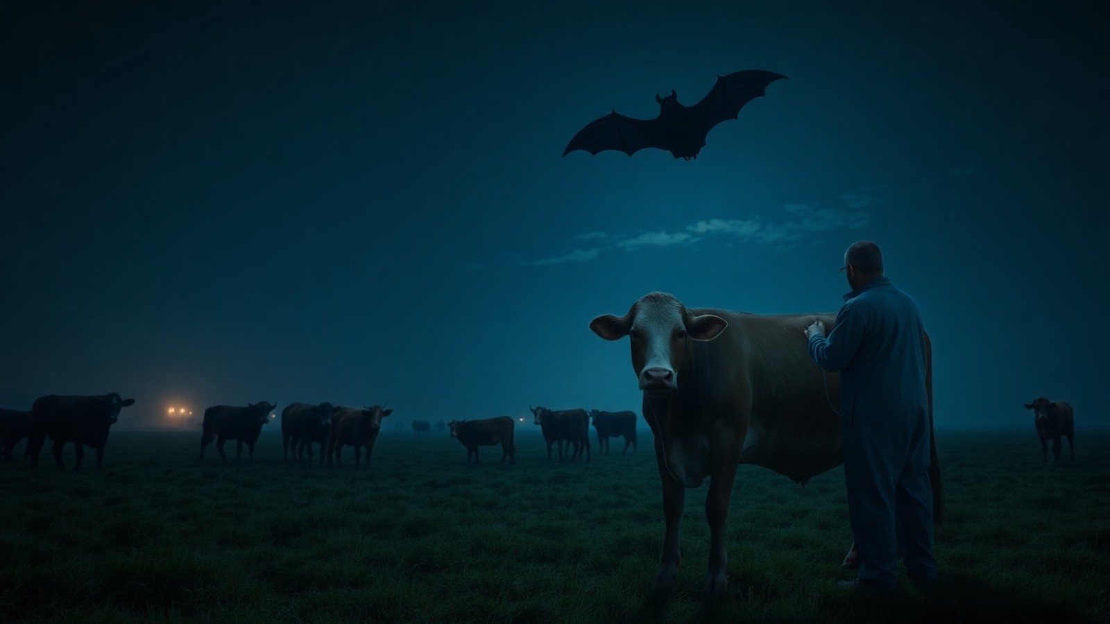 boi vampiro fazenda noturna