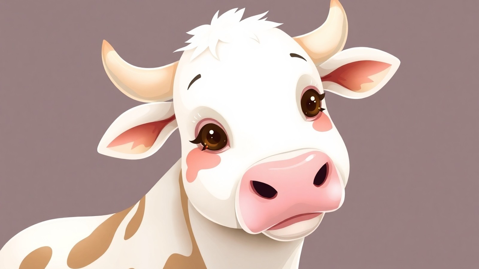 vaca fofa com acessorio