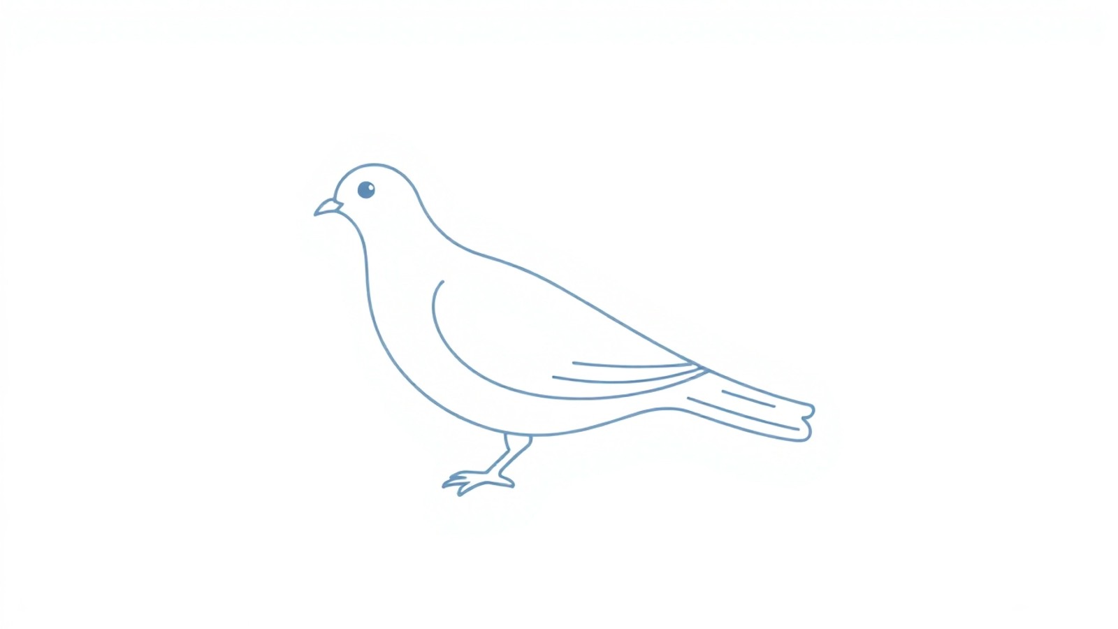 desenho pombinha simples