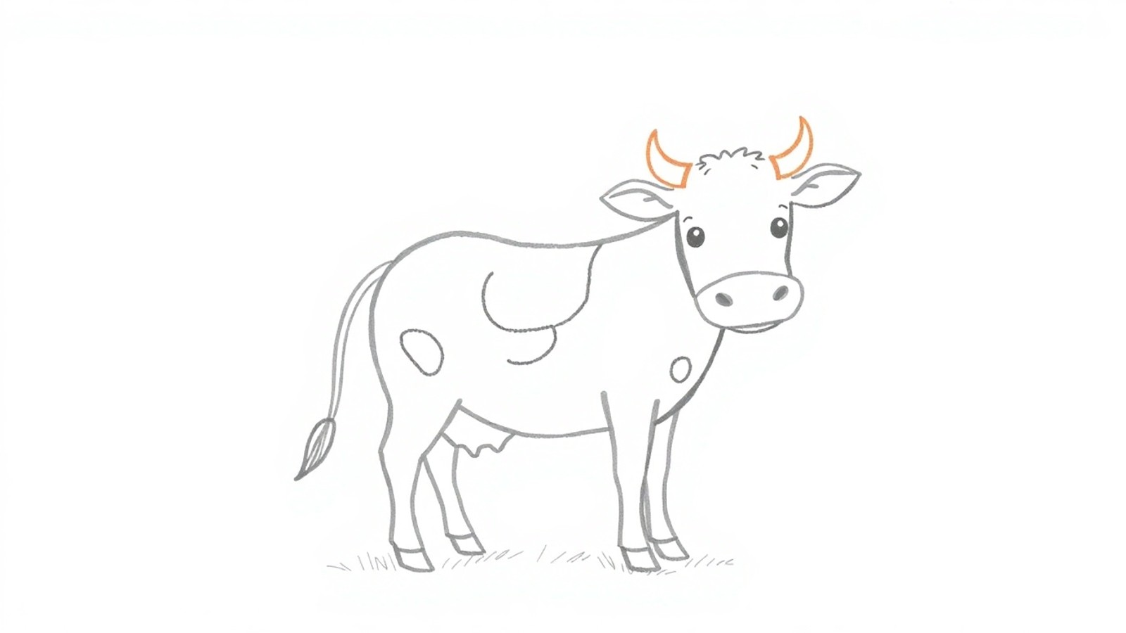 vaca desenho facil passo a passo