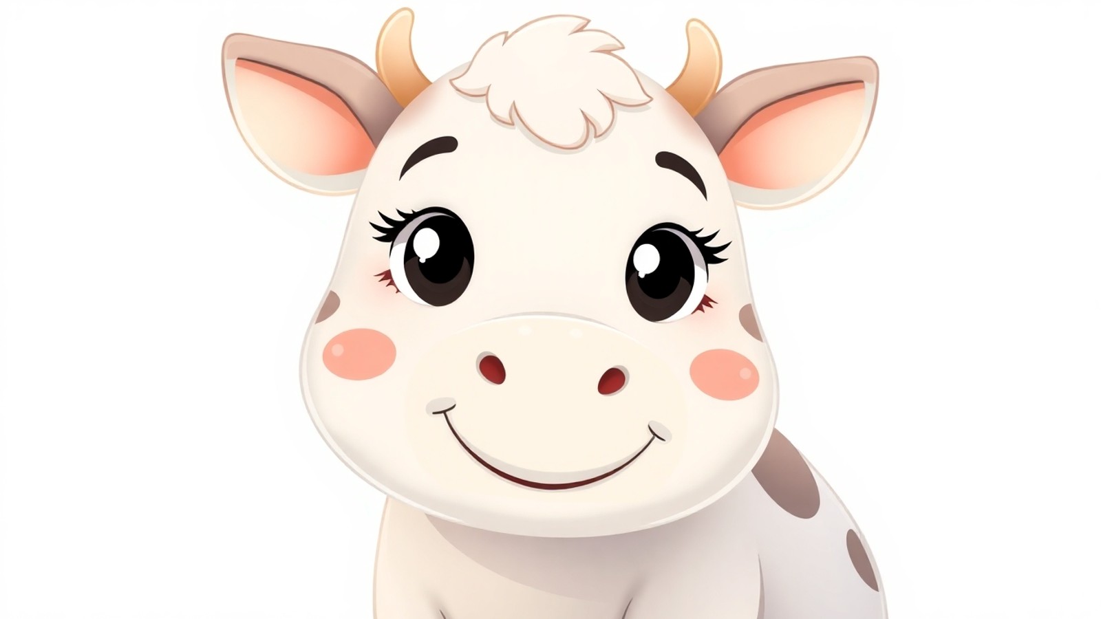 vaca fofa cartoon cute