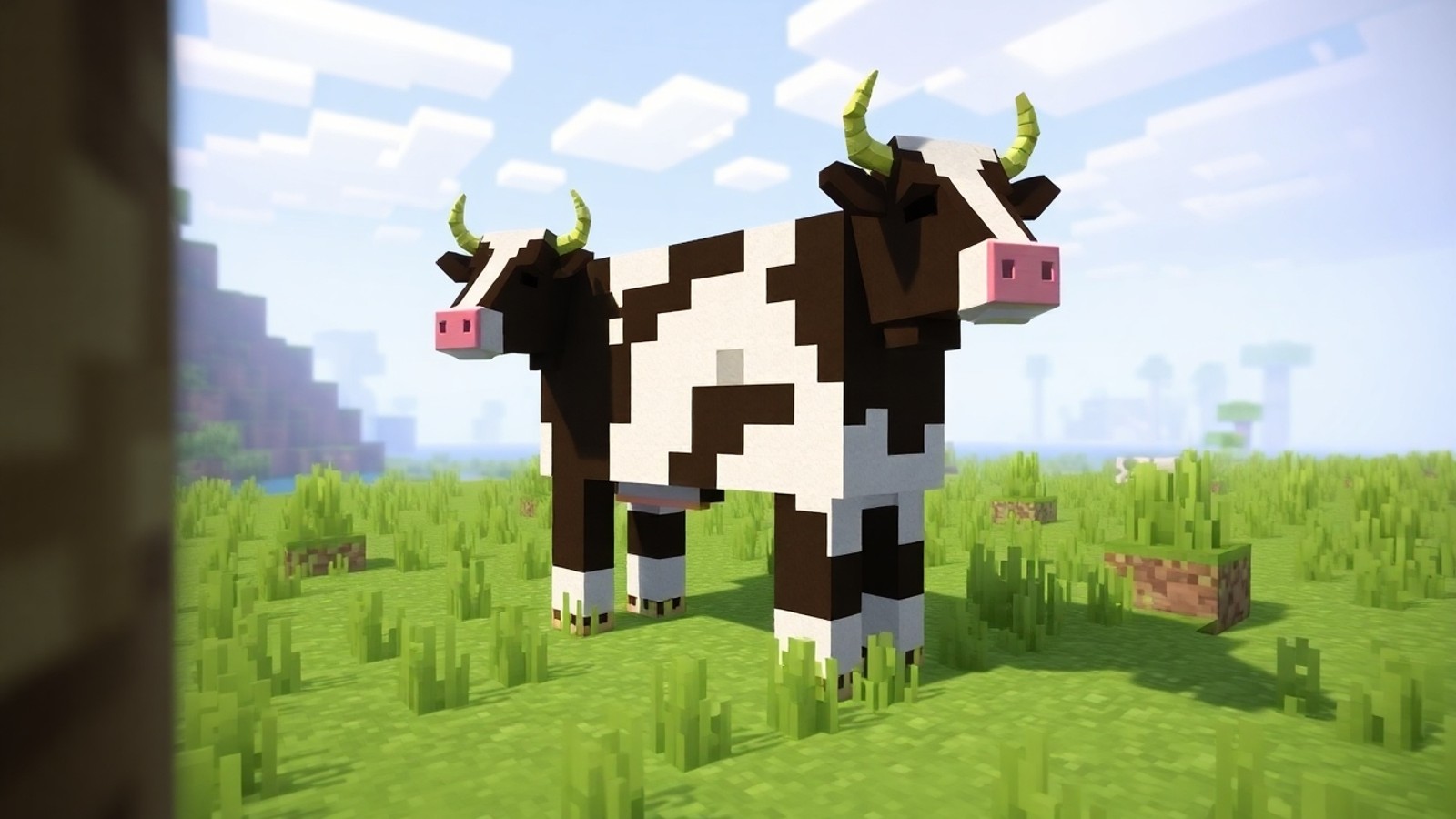 vaca minecraft bioma planicie
