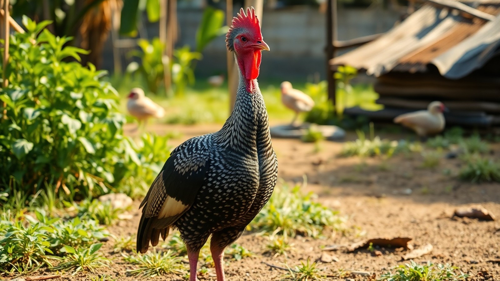 galinha dangola quintal rustico