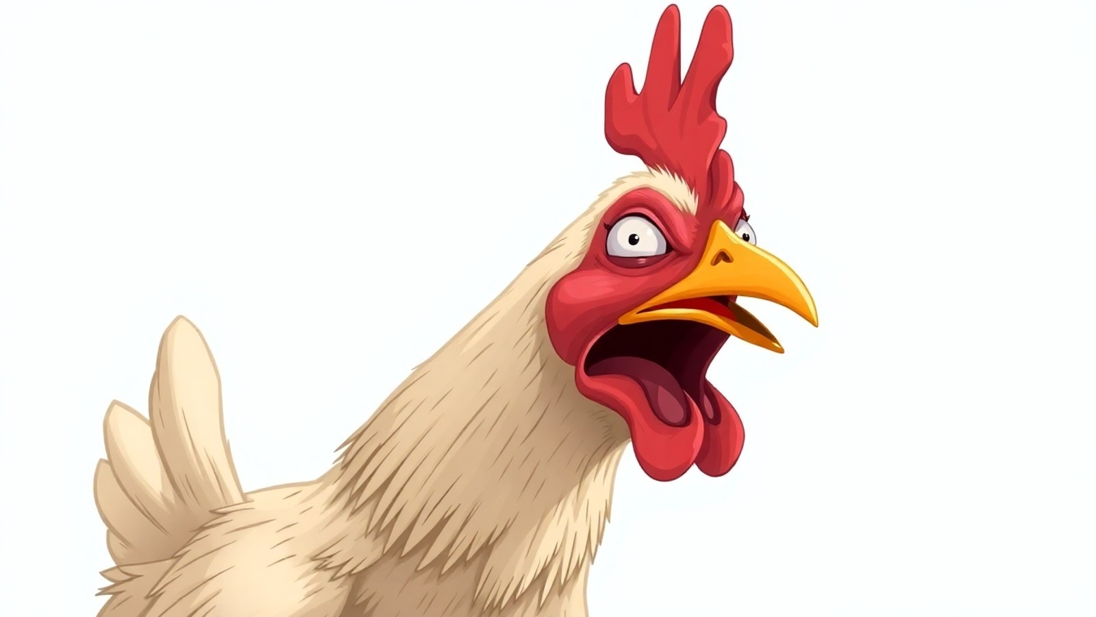 galinha meme reagindo vergonha alheia