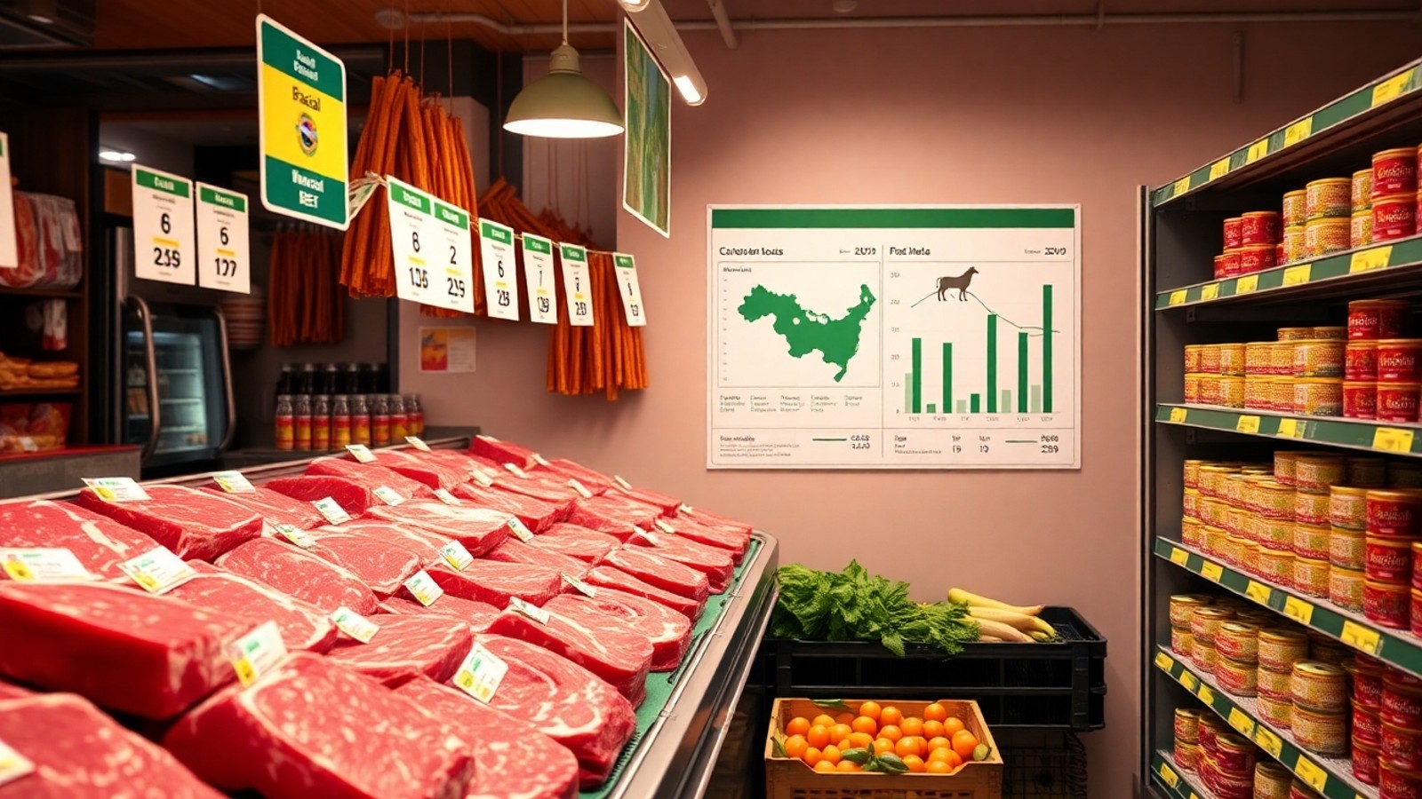 mercado da carne bovina