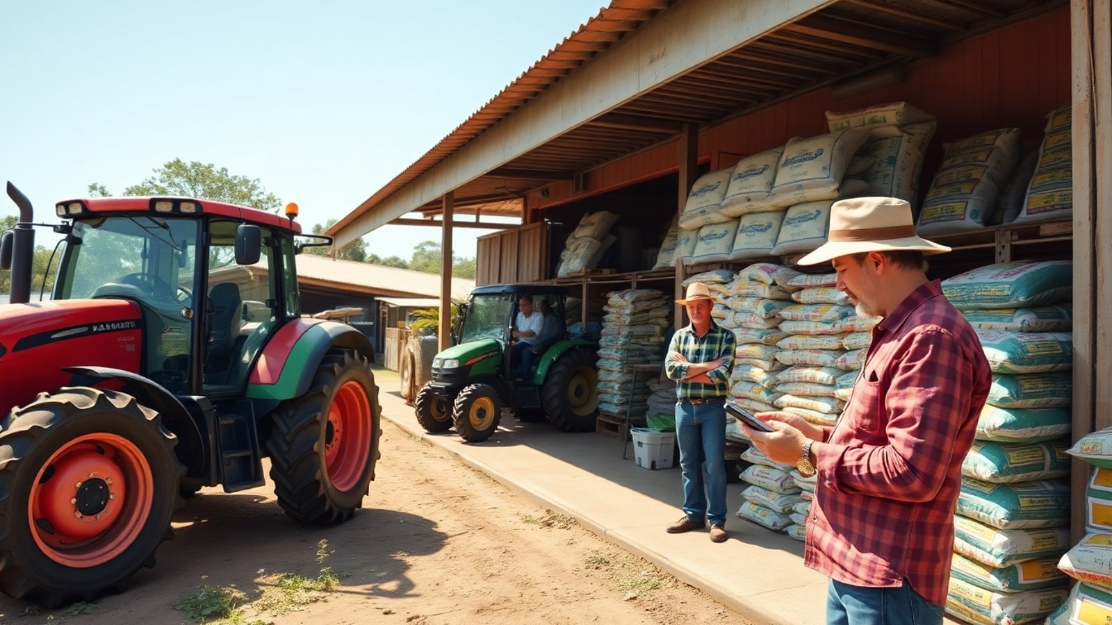 fachada de agropecuaria no interior