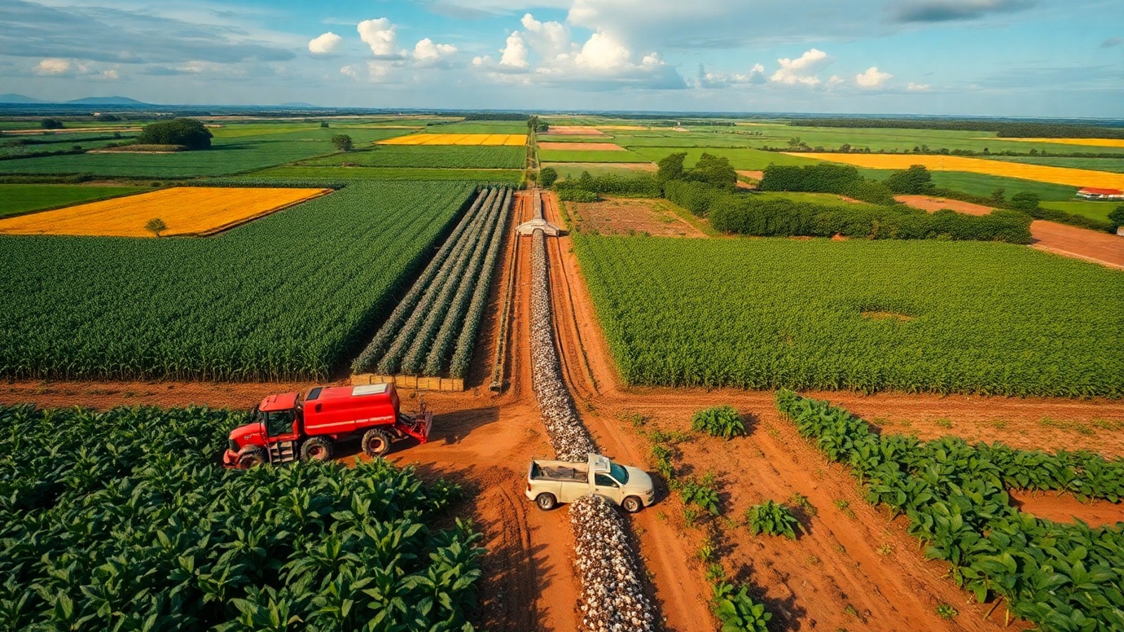 paisagem produtos da agricultura brasil