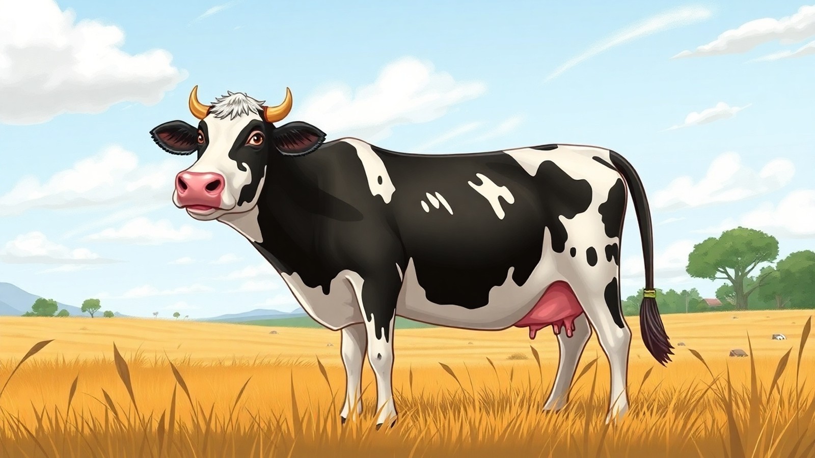 vaca tussa ilustracao cow editorial