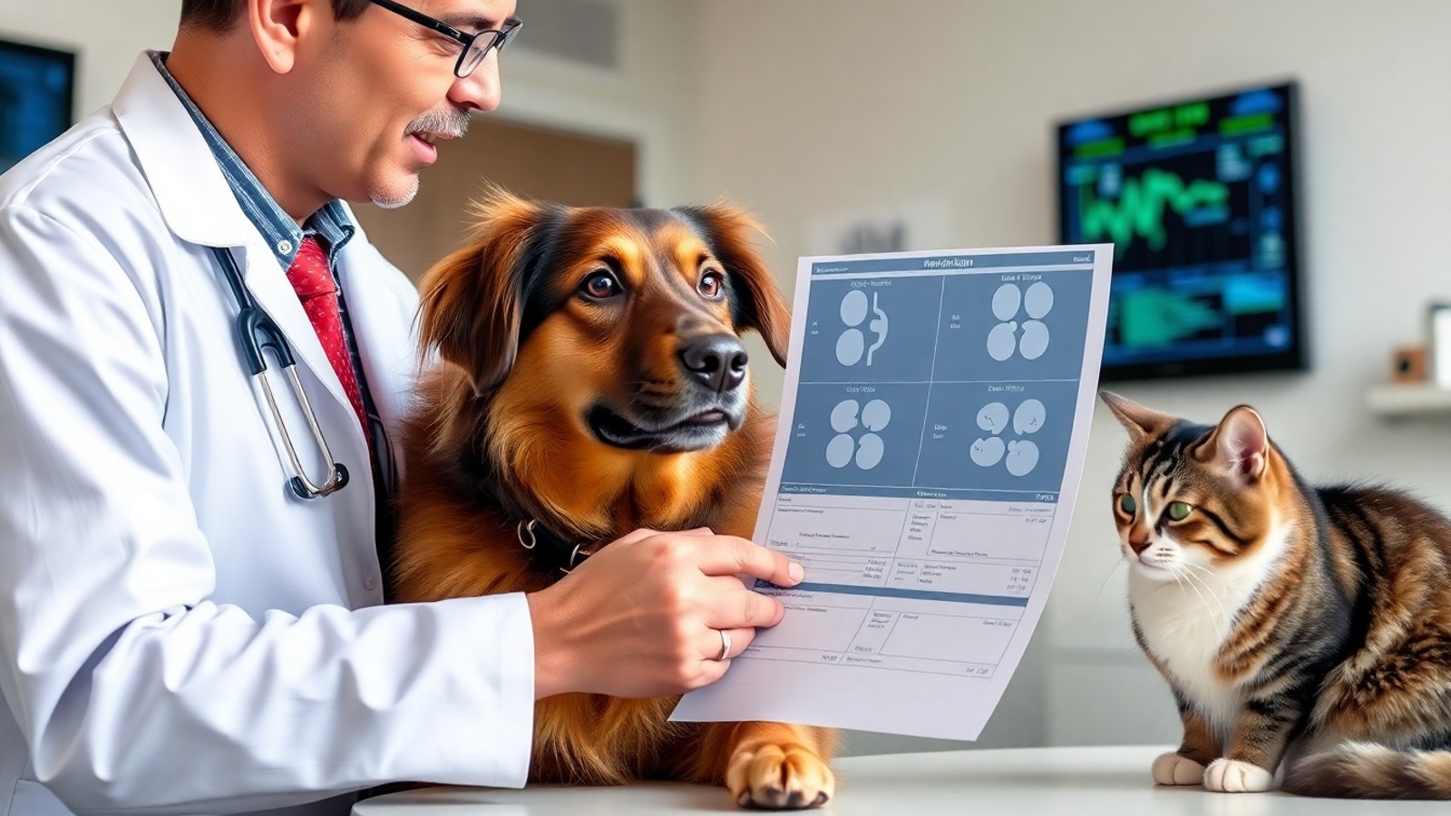 veterinario nefrologista exames renais